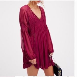 Free People Lini Babydoll Slip Dress